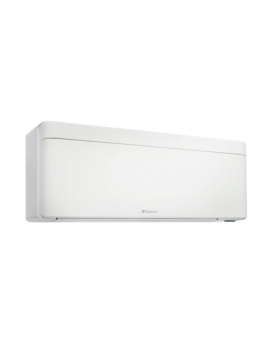 Aparat de aer conditionat Daikin Stylish 12000 BTU White FTXA35CW-RXA35A, SEER 8.73, SCOP 5.15, efect Coanda, detectare prezenta pe 2 zone, flux aer 3D, Flash Streamer, filtre dezodorizare si ioni de argint.
